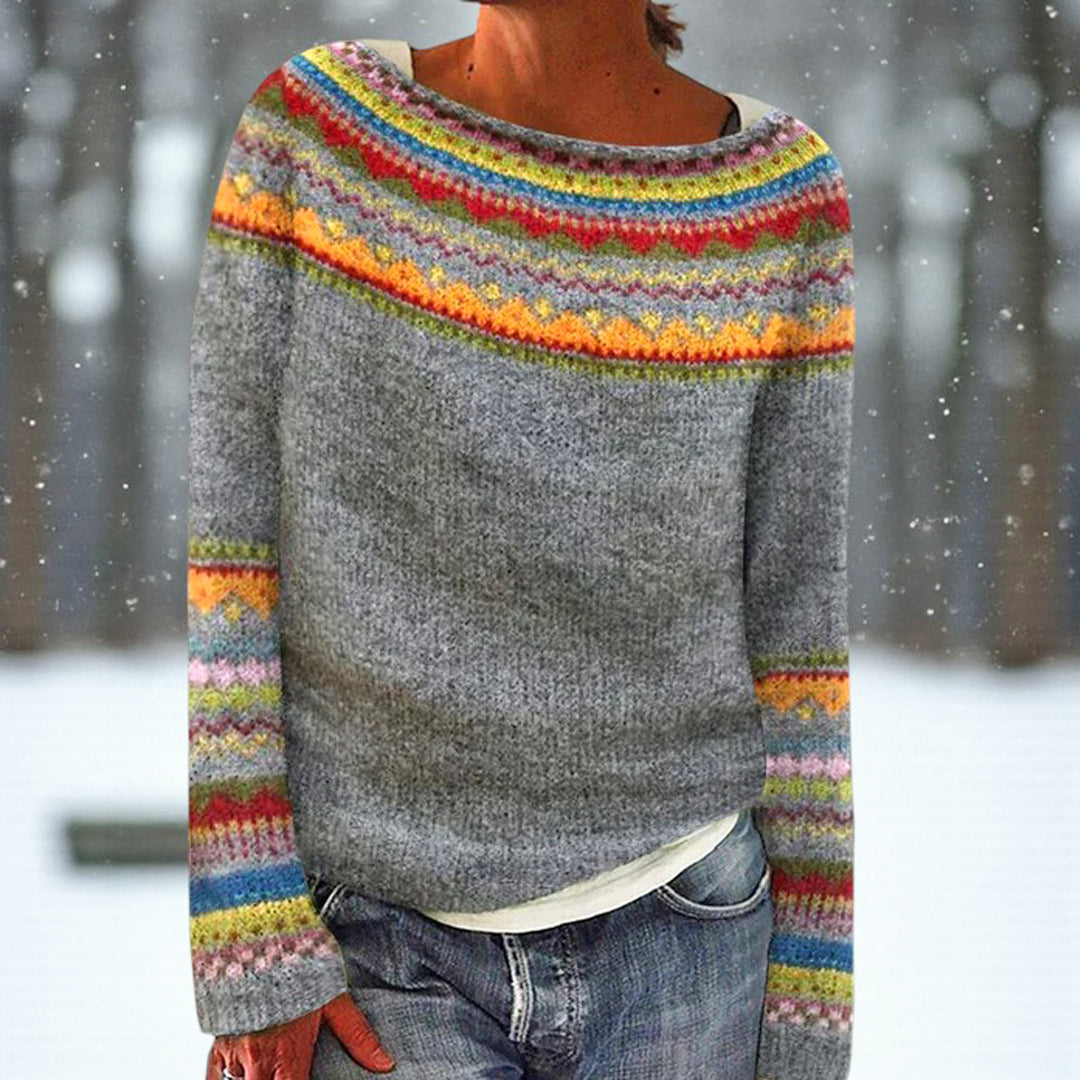 Ágústína™ | Elegant Vintage Sweater