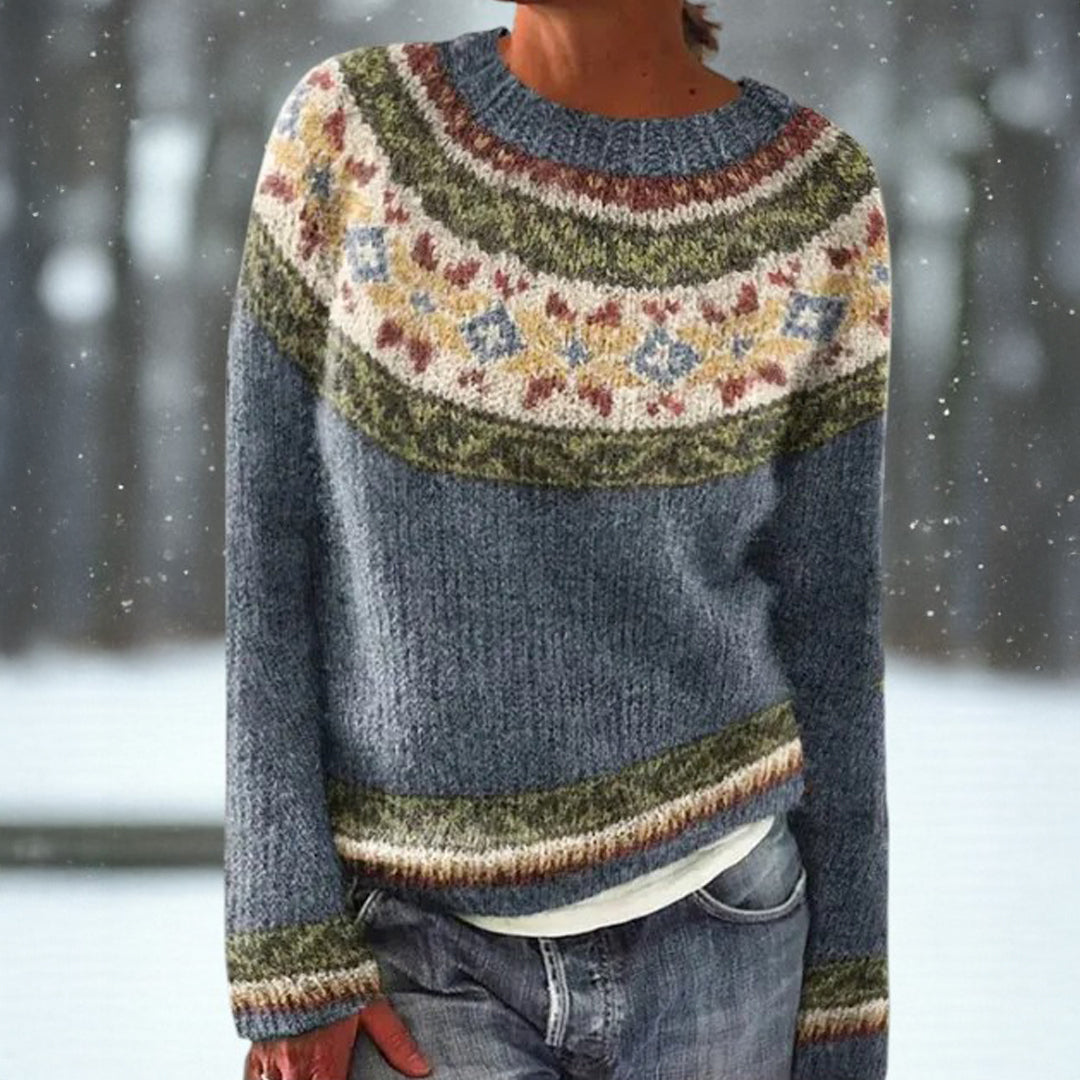 Ágústína™ | Elegant Vintage Sweater