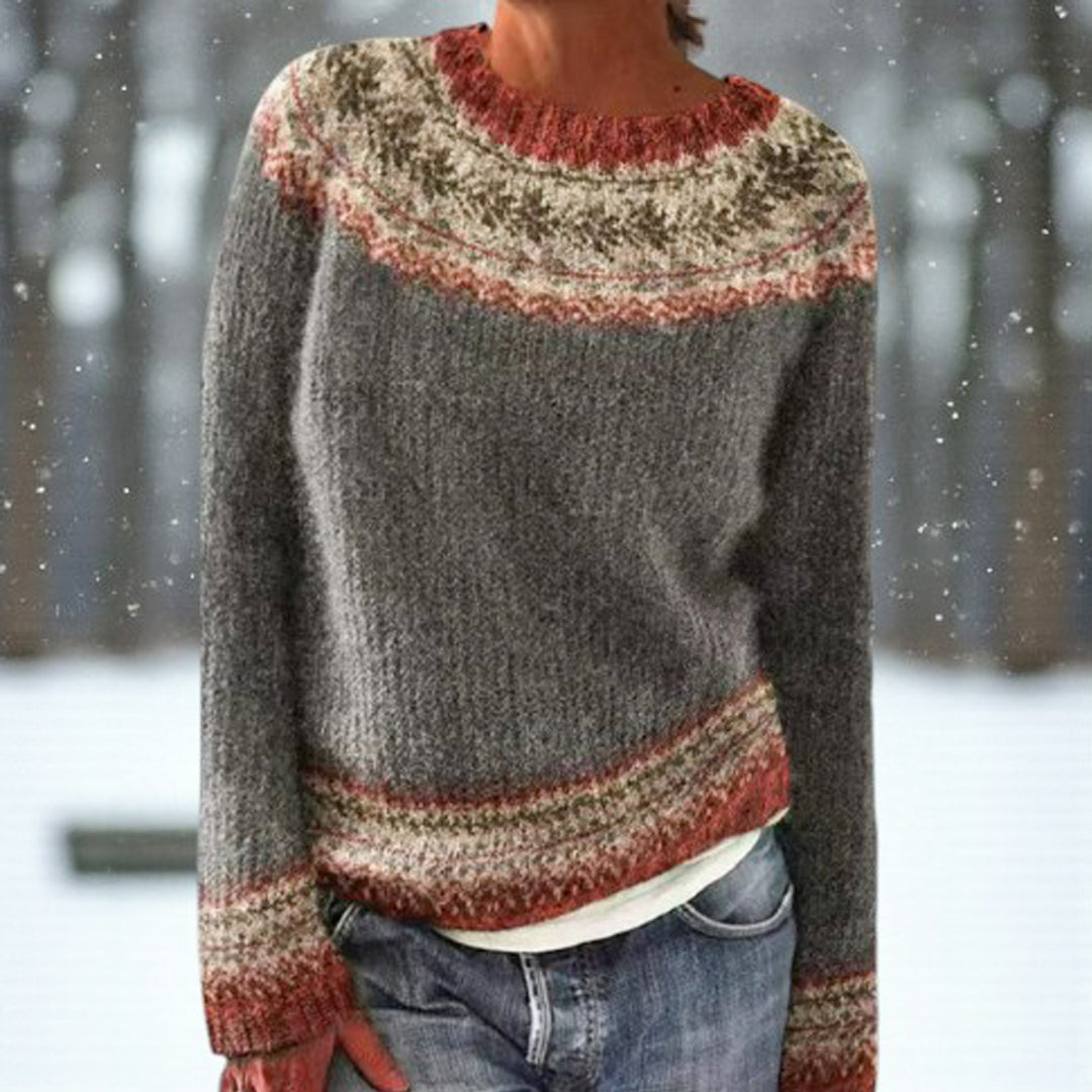 Ágústína™ | Elegant Vintage Sweater