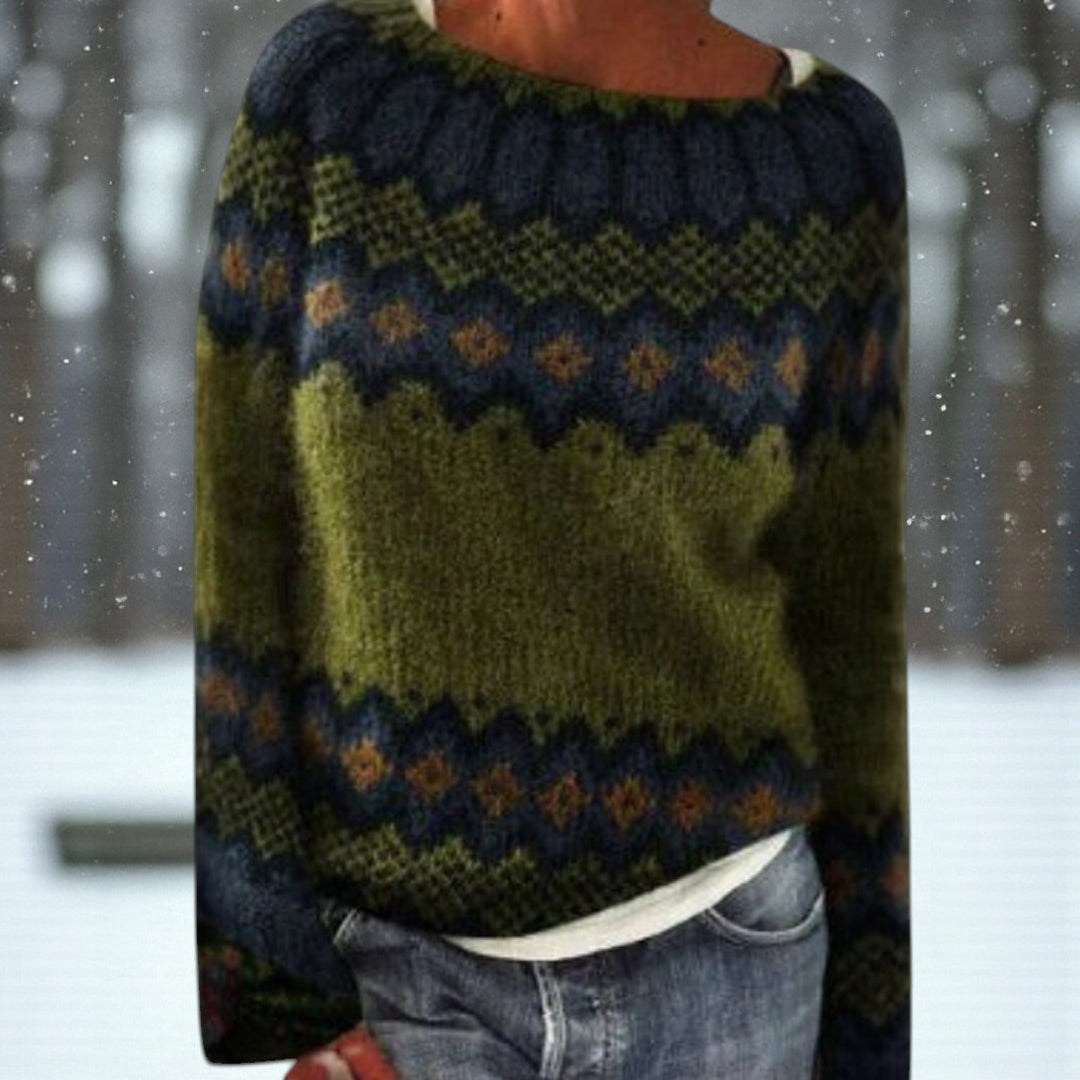 Ágústína™ | Elegant Vintage Sweater