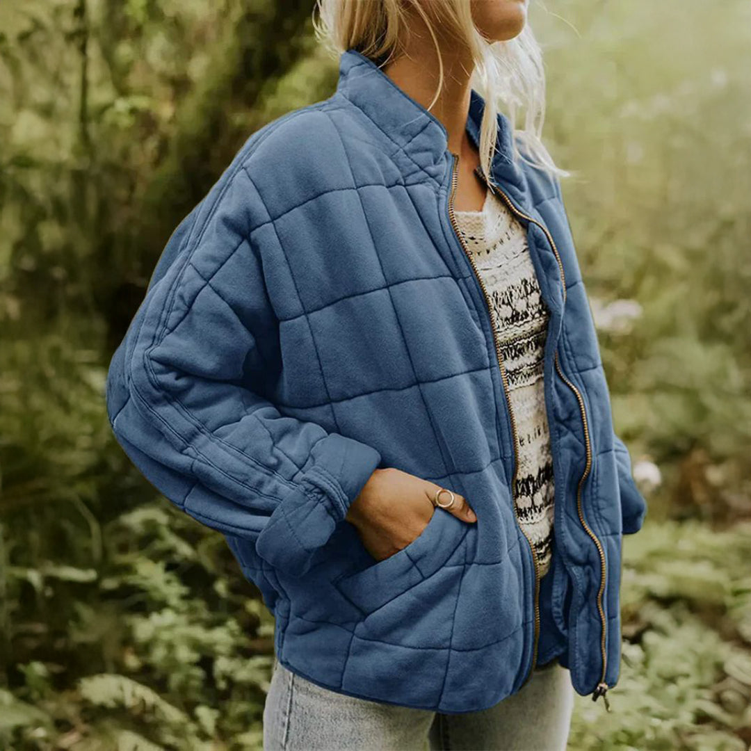 Lærke™ | Stilfuld Quiltet Jakke