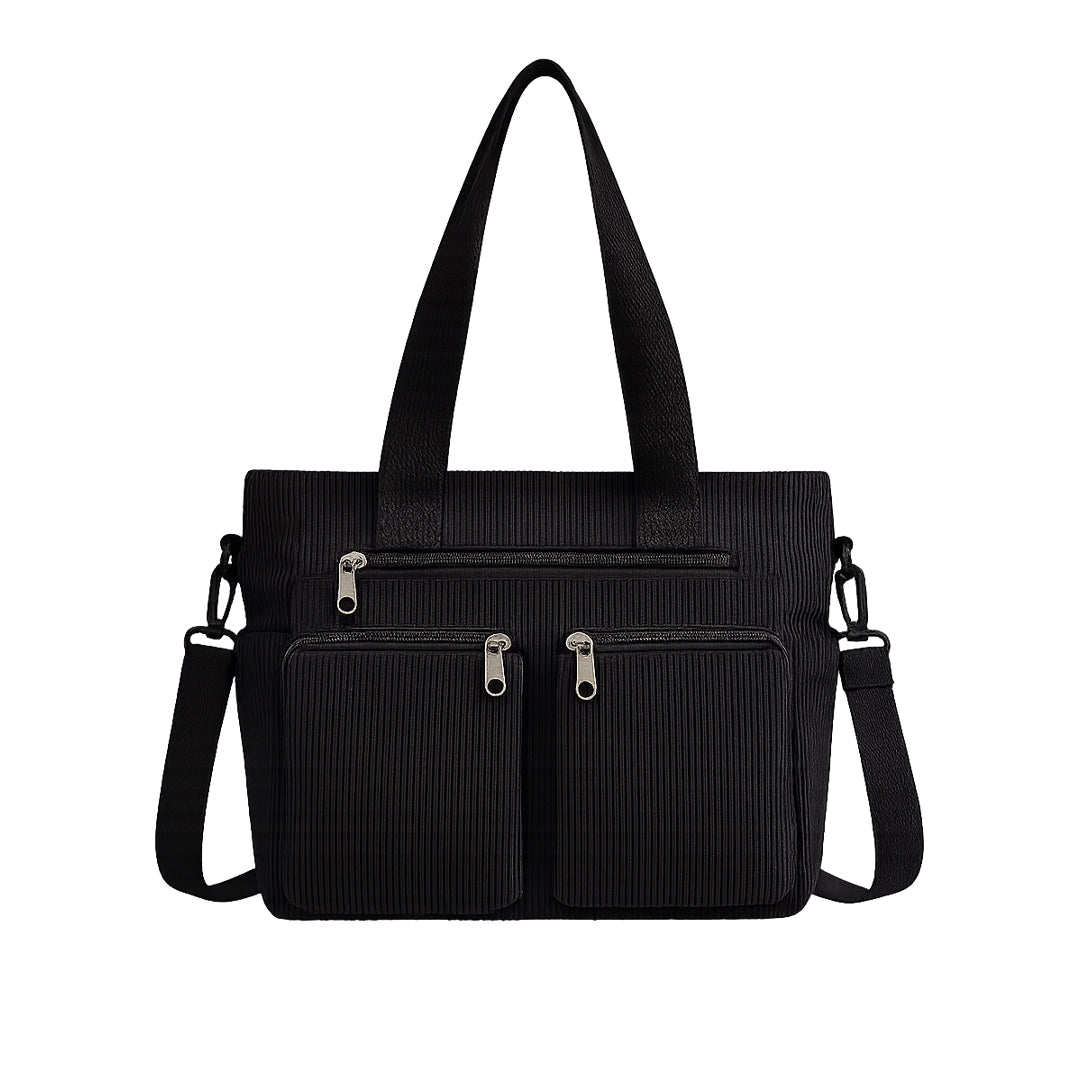 Astera™ | Skuldertaske Double Zip Sort