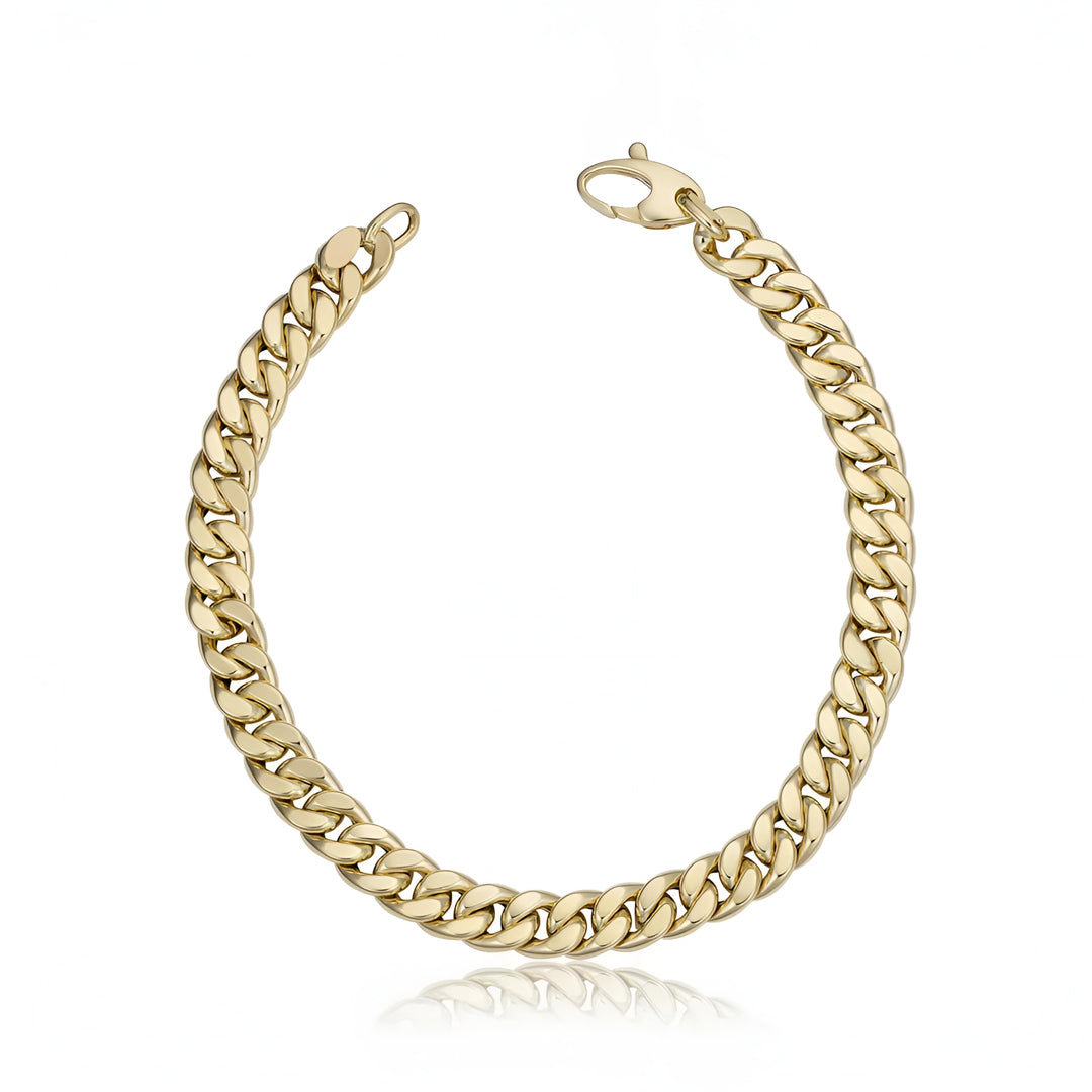 Estate Cubansk Armbånd Guld