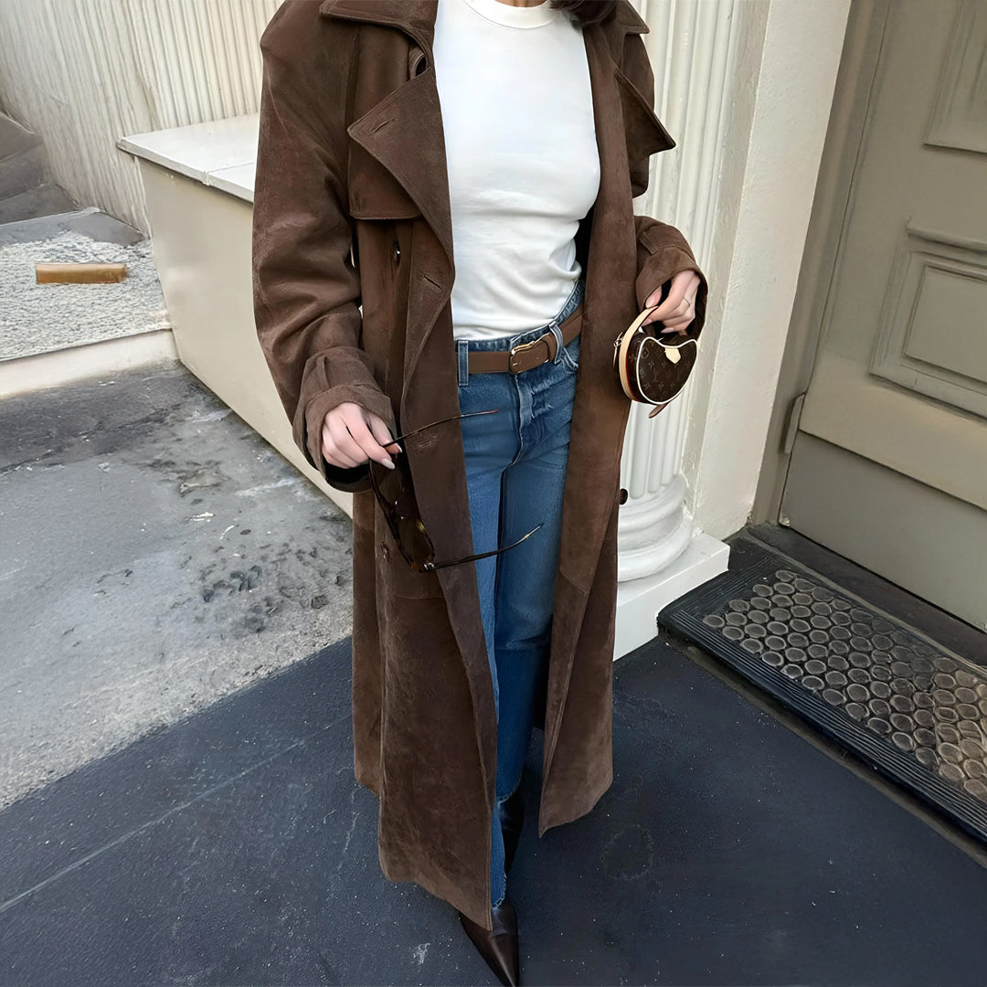 Emma™ | Trenchcoat Brun