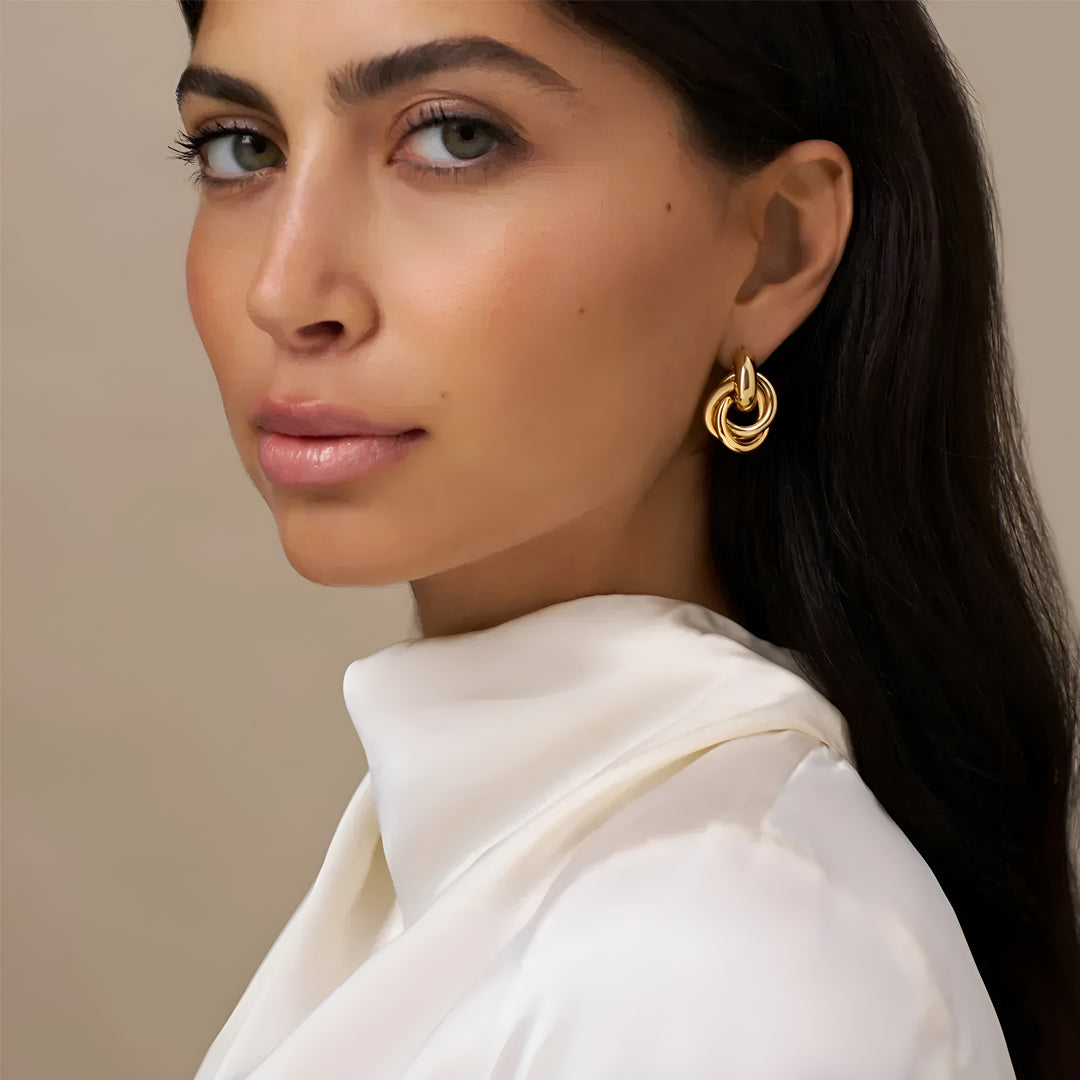 Veiga Øreringe i Guld