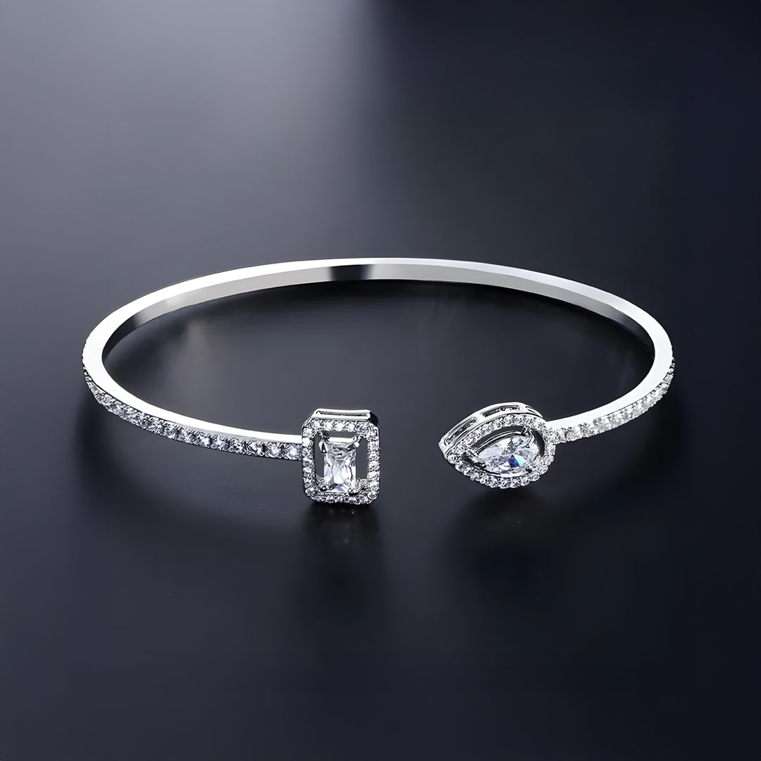 Tidløs Sølv Manchet – Moderne Elegance