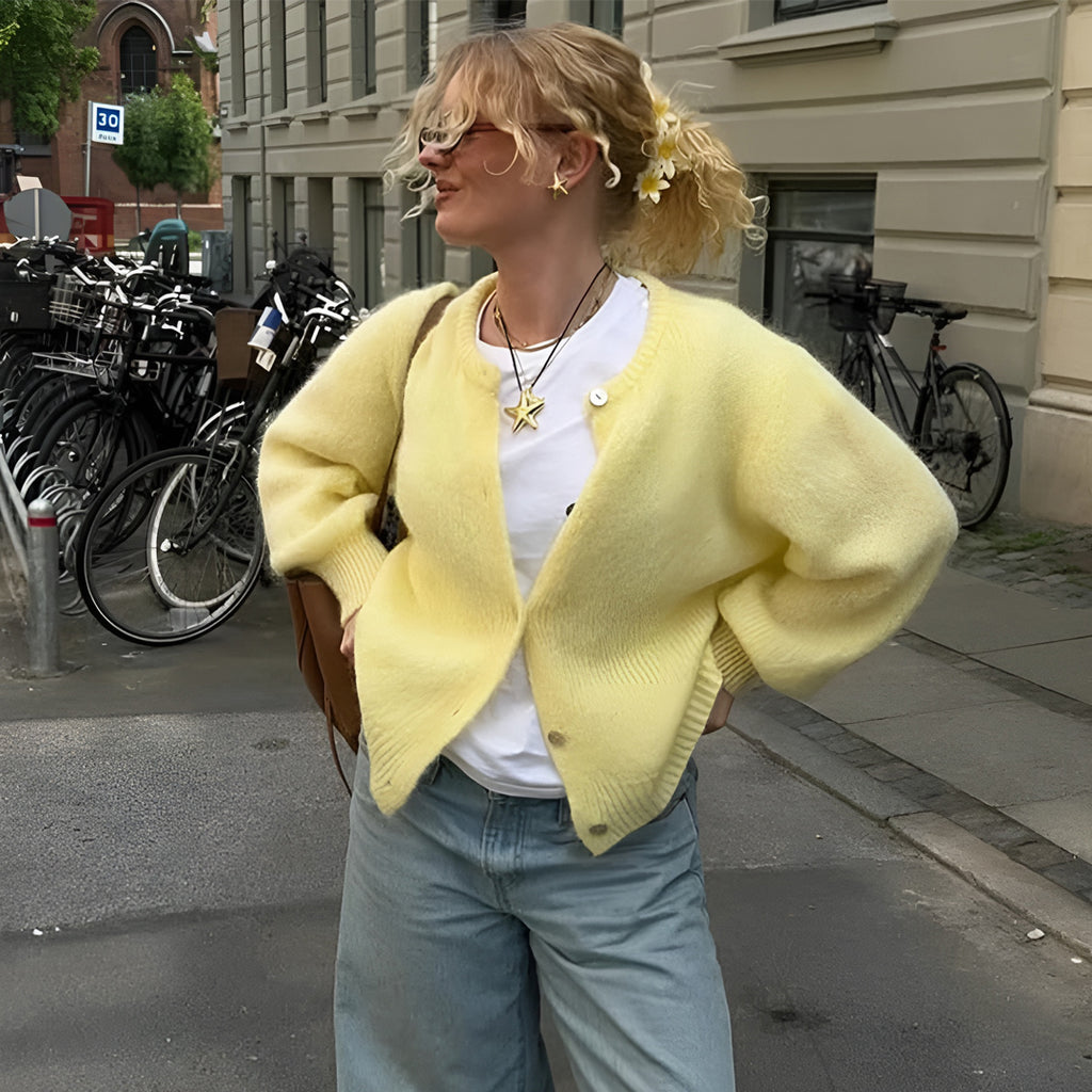 Vísa™ | Efterårs Strikket Cardigan