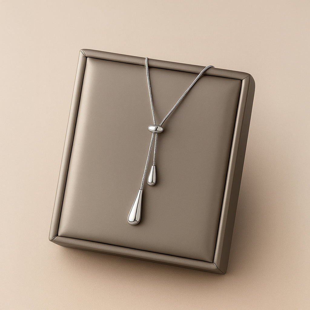 Sølv Glans Halskæde – Trend & Elegance