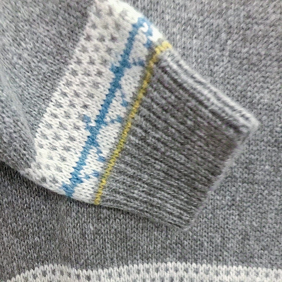 Vagnbjörg™ | Elegant Vintage Sweater Grå