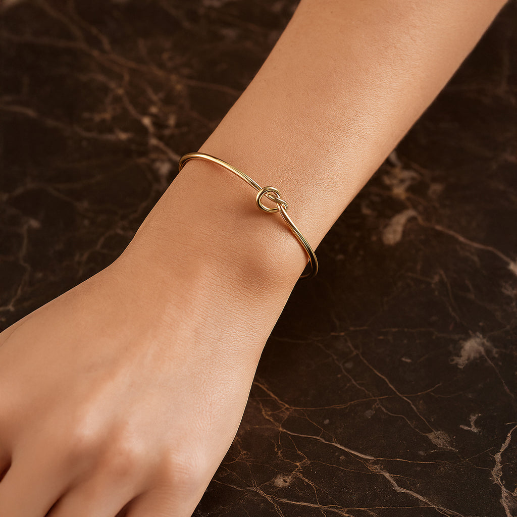 Vintage Streetwear Guld Armbånd – Rustik Elegance