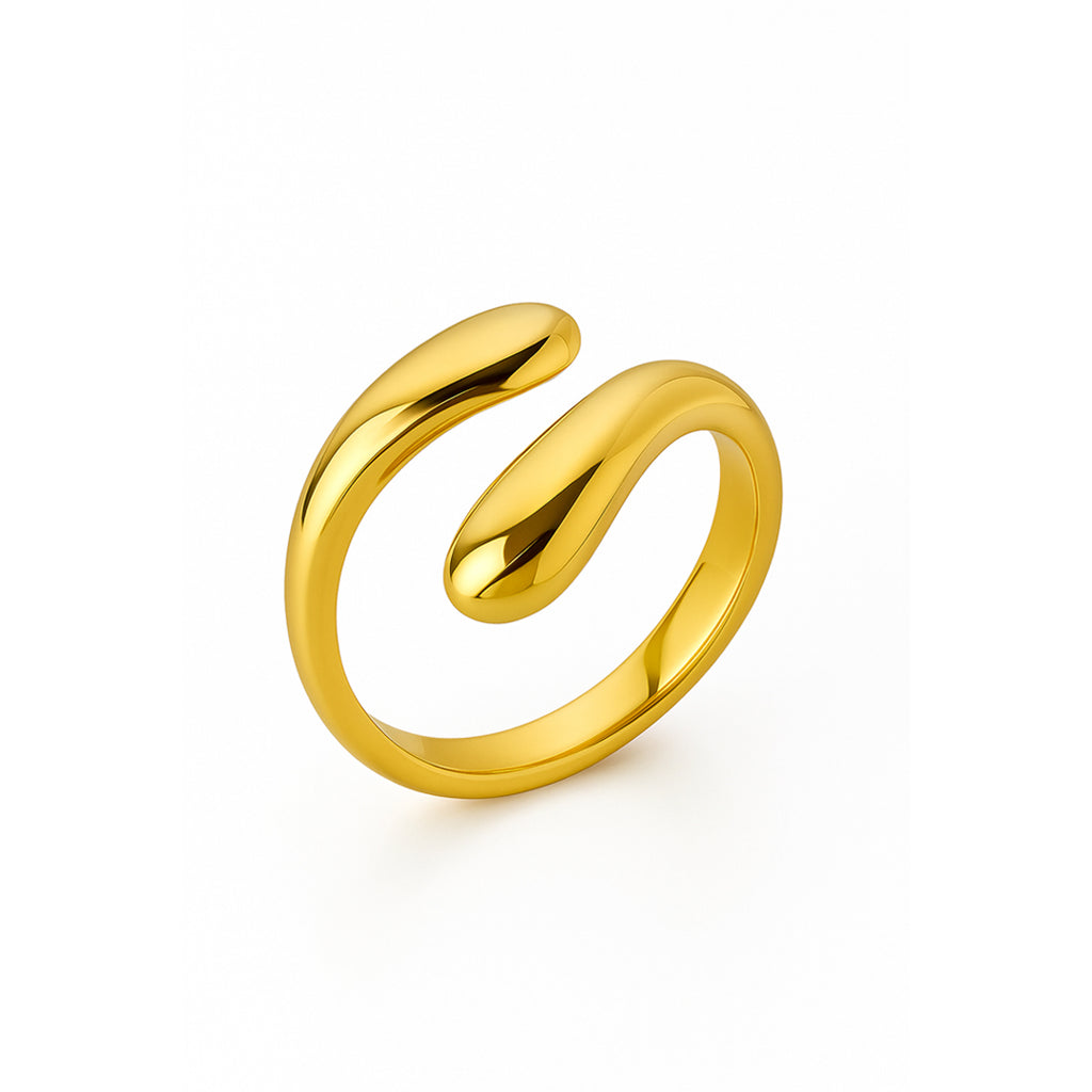 Disa Dråbe Ring Guld