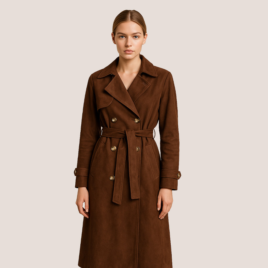 Emma™ | Trenchcoat Brun