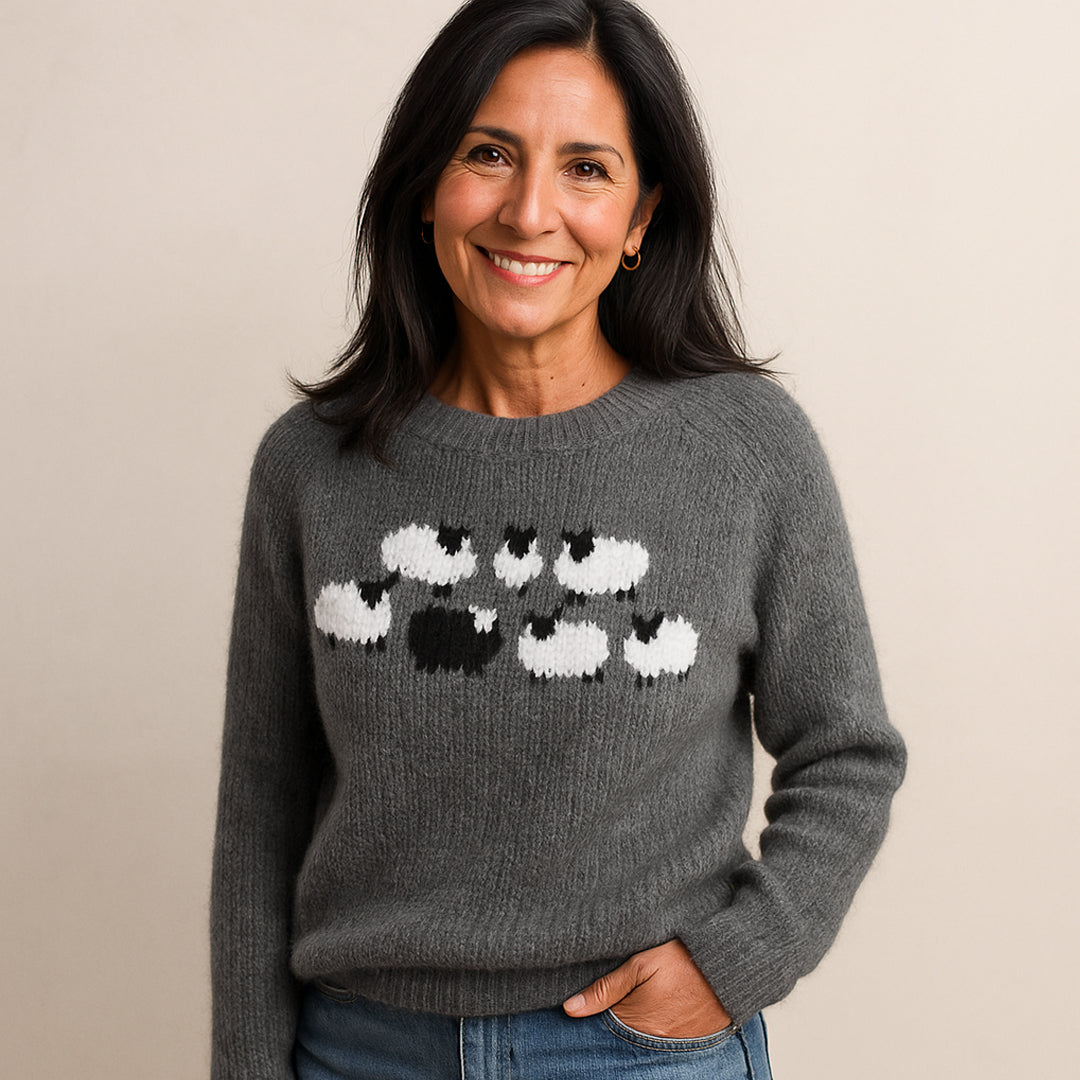 Vigdís™ | Nordic Sheep Sweater Mørkegrå