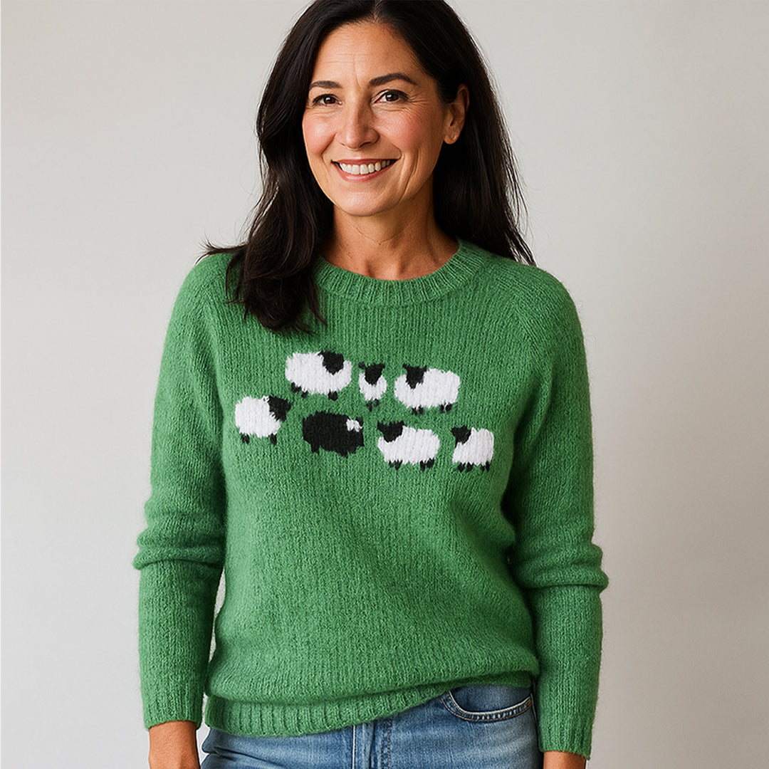 Vigdís™ | Nordic Sheep Sweater Grøn
