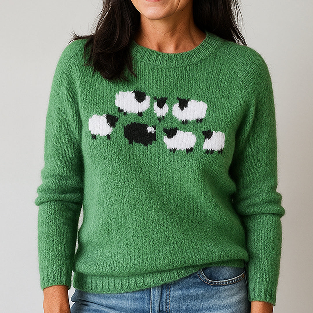 Vigdís™ | Nordic Sheep Sweater Grøn