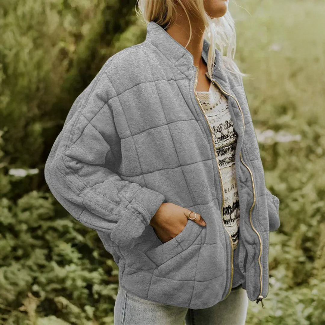 Lærke™ | Stilfuld Quiltet Jakke