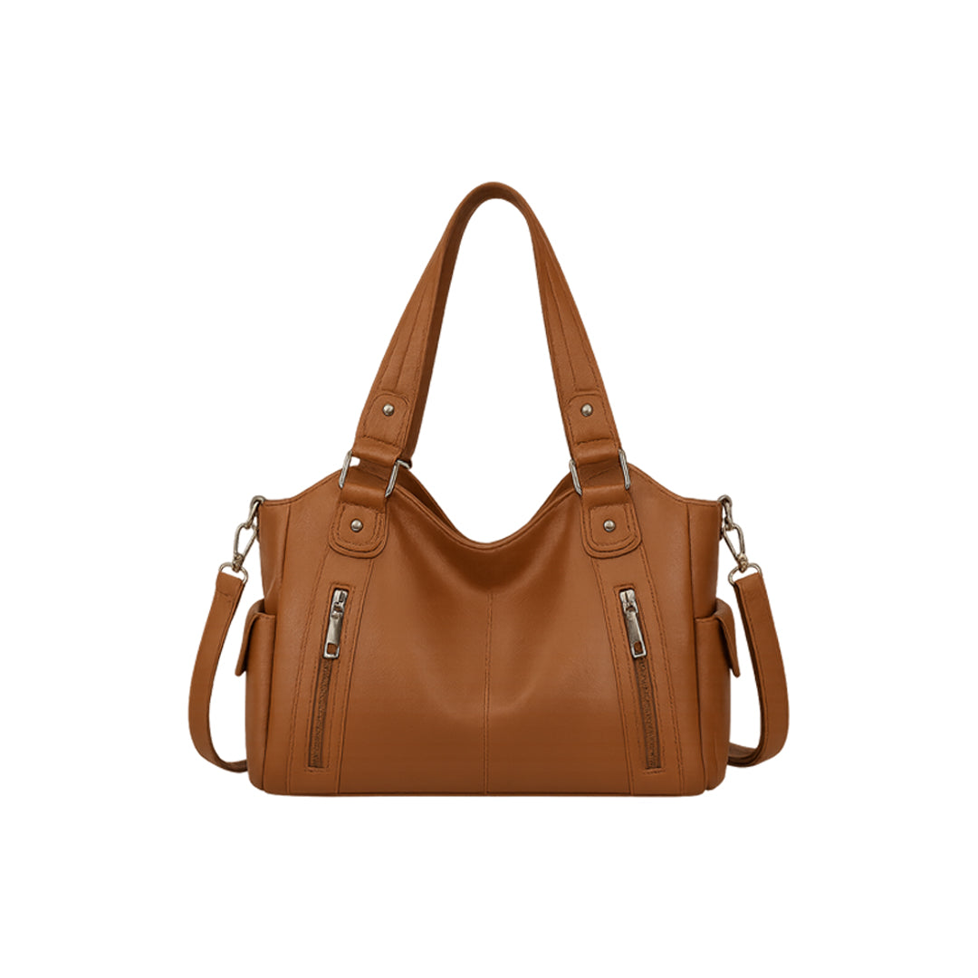 Maja™ | Skuldertaske Cognac