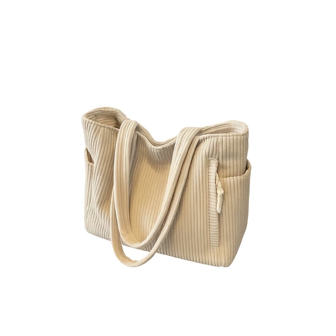 Kelby™ | Ribbet Mønster Hvid