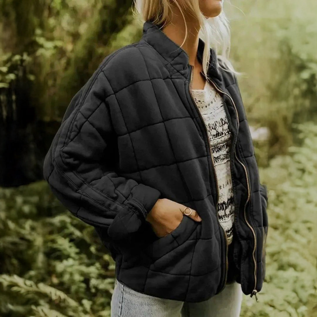 Lærke™ | Stilfuld Quiltet Jakke